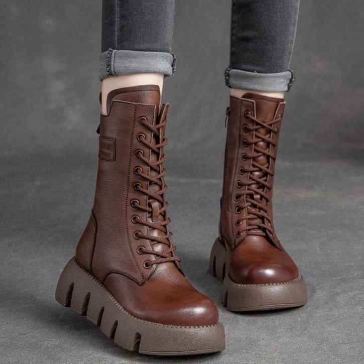 Botas Karina™ Cuero Vegano | Diseño Clásico